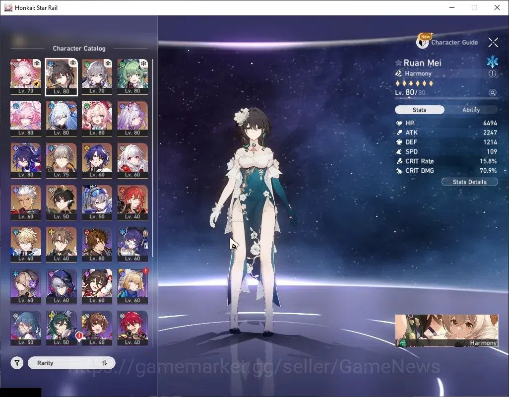 Honkai Star Rail Accounts Asia|TL 67|12 Limited|[JingliuE1,Castorice,Hyacine image 4