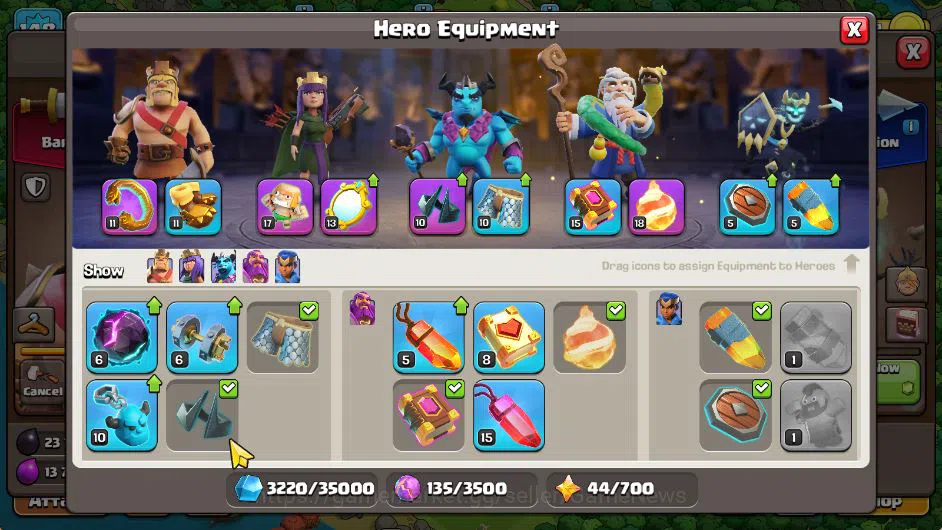 Clash of Clans Accounts TH 13-BH 8|LV 148|TROPHY 3371|HH 7|BK 44,AQ 40,GW image 4
