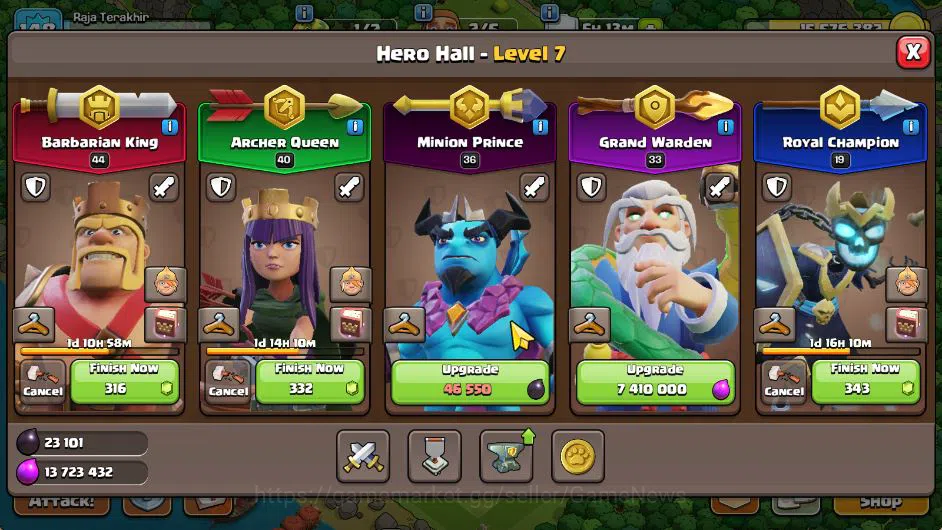 Clash of Clans Accounts TH 13-BH 8|LV 148|TROPHY 3371|HH 7|BK 44,AQ 40,GW image 6