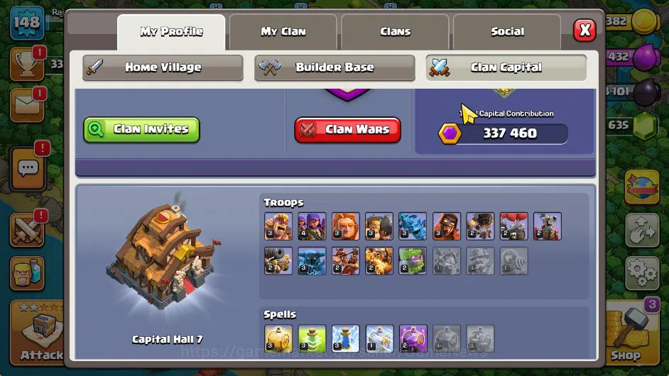 Clash of Clans Accounts TH 13-BH 8|LV 148|TROPHY 3371|HH 7|BK 44,AQ 40,GW image 7
