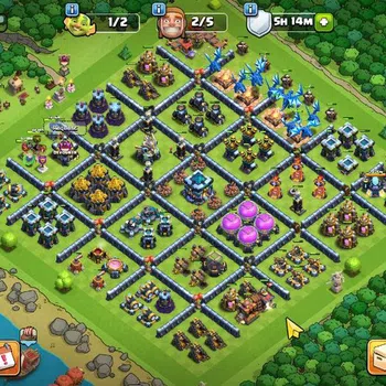Clash of Clans High-End TH 13-BH 8|LV 148|TROPHY 3371|HH 7|BK 44,AQ 40,GW  image 1