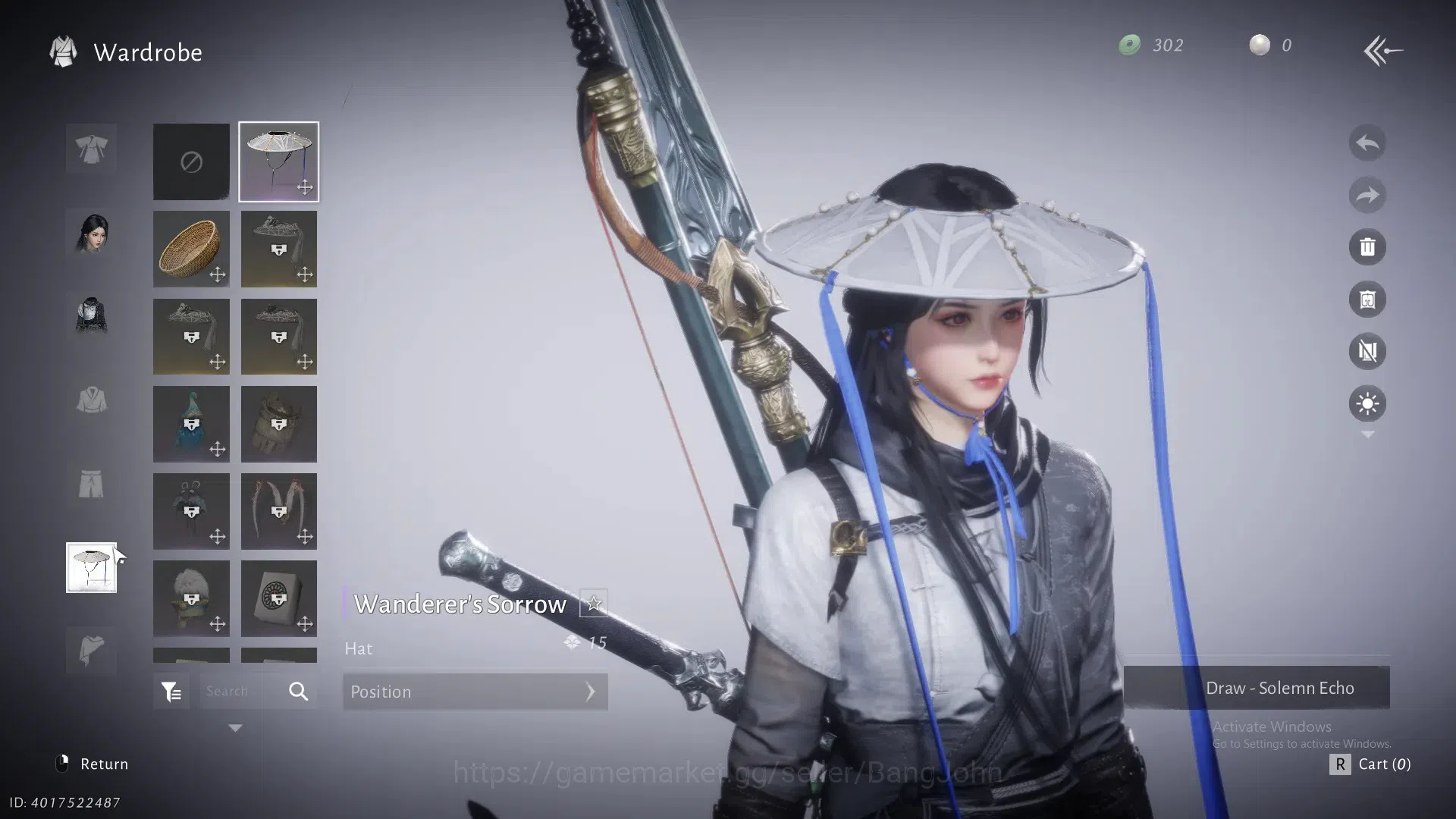 Where Winds Meet Accounts Unknown | 1 Harmonic Core | MC Female Zeenadya | L image 1