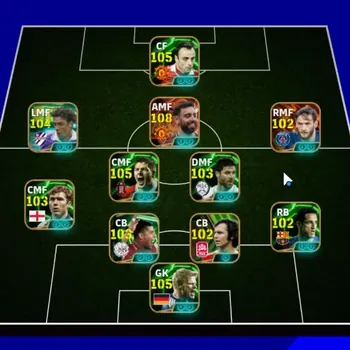 eFootball Accounts High-End Android|Full Squad Epic|2 Big Time Bruno Fernandes,Kharatskhelia|47 Epic(Oliver