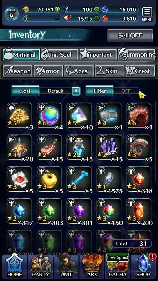 Last Cloudia Accounts Endgame GLOBAL|Rank 9|Top Tier Unit [Demon Lord Judecca-Samekh,Goddess Lilaha]|10 SSR Ark|Code 10