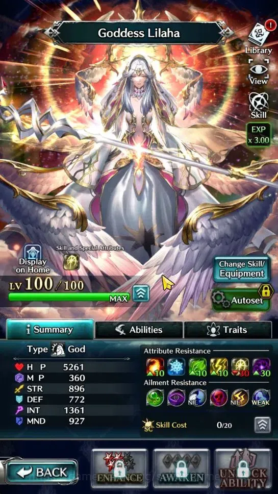 Last Cloudia Accounts Endgame GLOBAL|Rank 9|Top Tier Unit [Demon Lord Judecca-Samekh,Goddess Lilaha]|10 SSR Ark|Code 3
