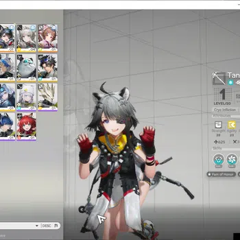 Arknights: Endfield Accounts ASIA|Fresh Starter|Lv2|SSR2(1Limit)+1(*6 Weapon)|(TangTang),Ardelia|Oro