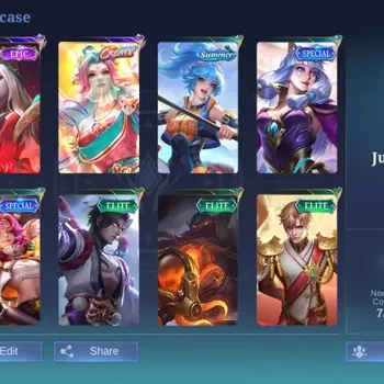Mobile Legends: Bang Bang Accounts Others Global|Skin 29|Junior|Epic Vexana,Create Luo Yi,SPECIAL Guinevere+Joy,Summer