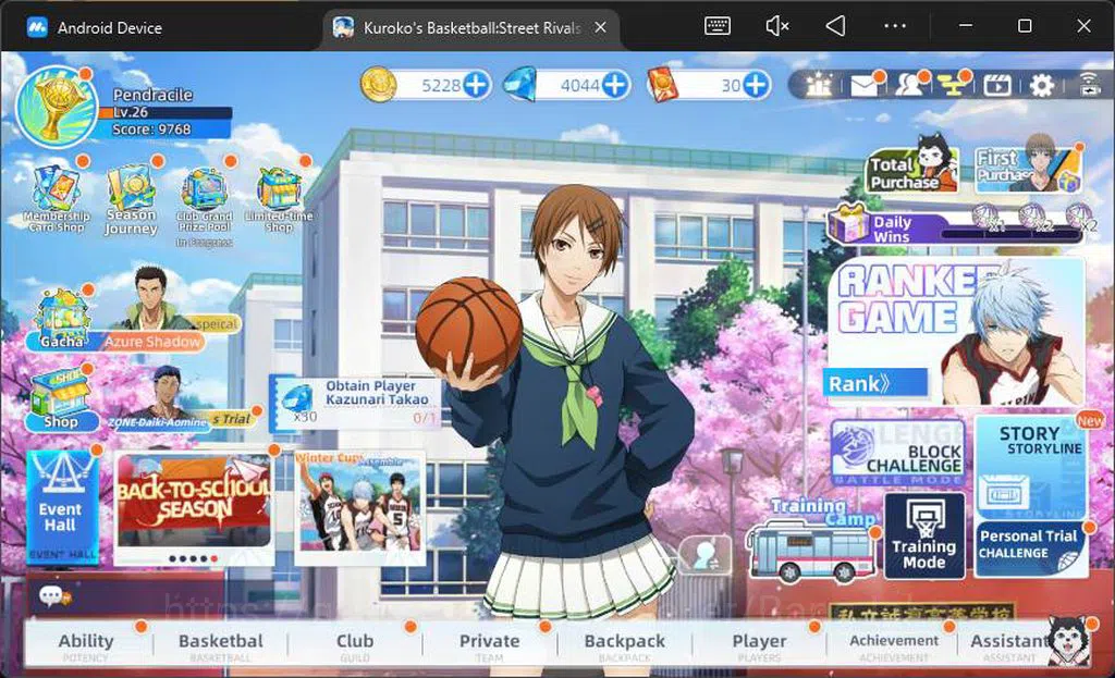 Kuroko's Basketball Street Rivals Accounts SEA|SV25|Lv26|DM 4044|Tetsuya Kuroko A3,Zone Taiga image 9