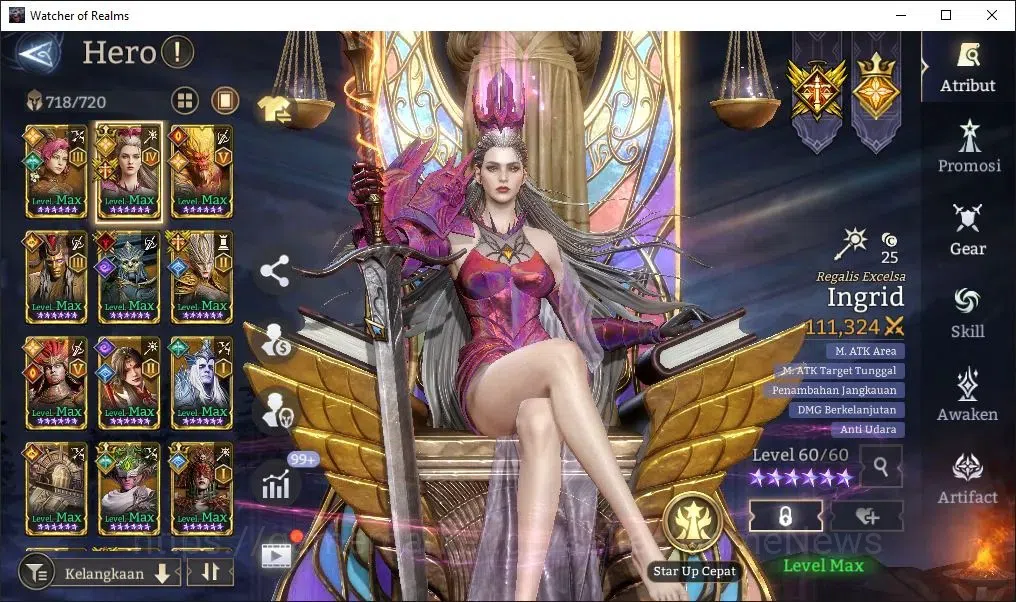 Watcher of Realms Accounts GLOBAL 60x|12,7M Power|7K Gems+Many Skin|14 Lord[I image 14