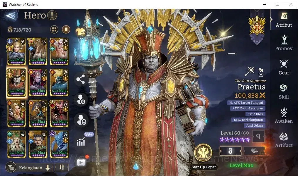 Watcher of Realms Accounts GLOBAL 60x|12,7M Power|7K Gems+Many Skin|14 Lord[I image 15
