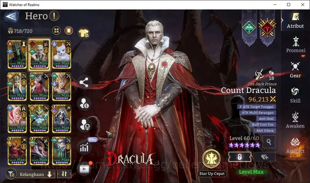 Watcher of Realms Accounts GLOBAL 60x|12,7M Power|7K Gems+Many Skin|14 Lord[I image 16