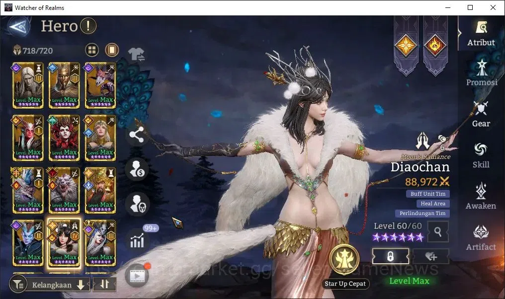 Watcher of Realms Accounts GLOBAL 60x|12,7M Power|7K Gems+Many Skin|14 Lord[I image 17