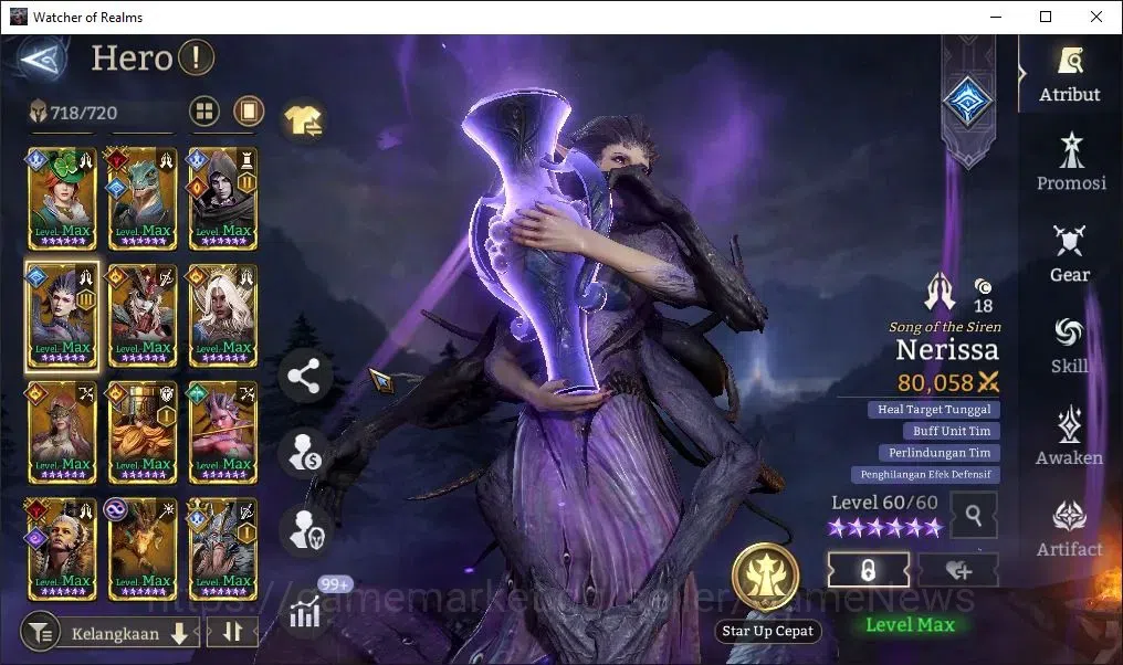 Watcher of Realms Accounts GLOBAL 60x|12,7M Power|7K Gems+Many Skin|14 Lord[I image 19