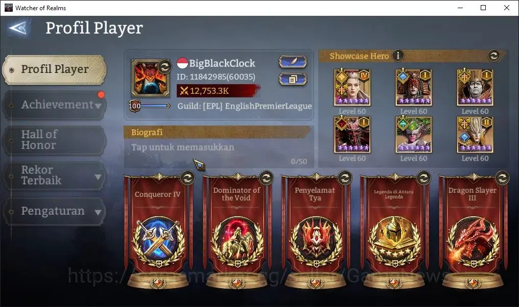 Watcher of Realms Accounts GLOBAL 60x|12,7M Power|7K Gems+Many Skin|14 Lord[I image 2