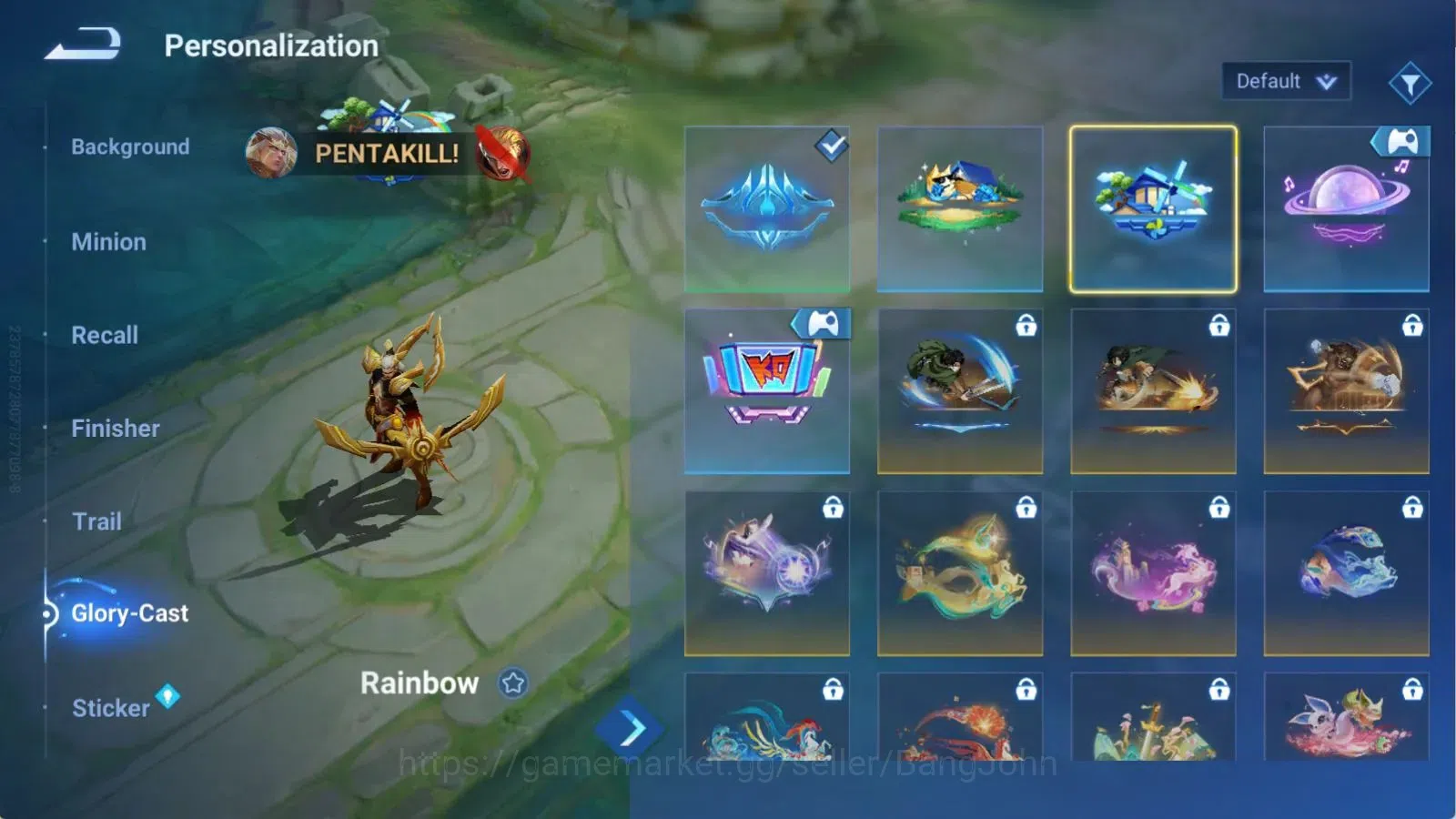 Honor of Kings Accounts Global | 75H 46S | 1 Legend Skin Selection Chest ( image 12