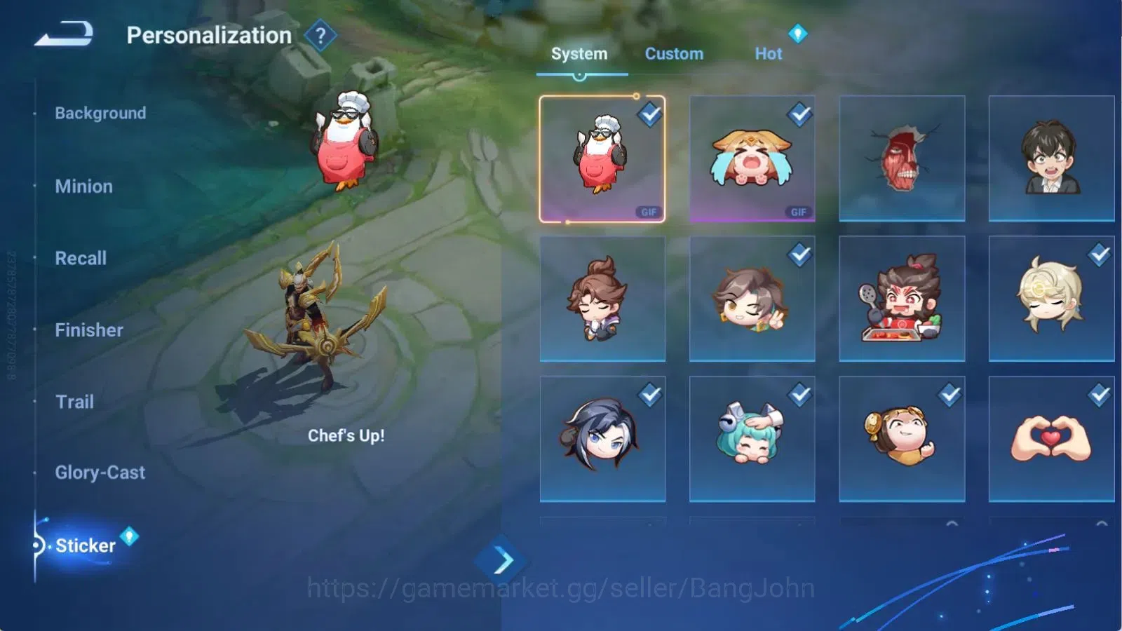 Honor of Kings Accounts Global | 75H 46S | 1 Legend Skin Selection Chest ( image 13