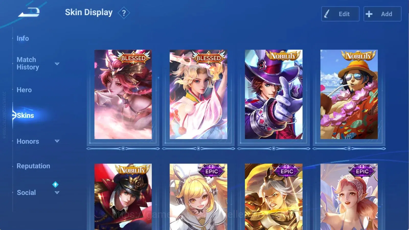 Honor of Kings Accounts Global | 75H 46S | 1 Legend Skin Selection Chest ( image 3