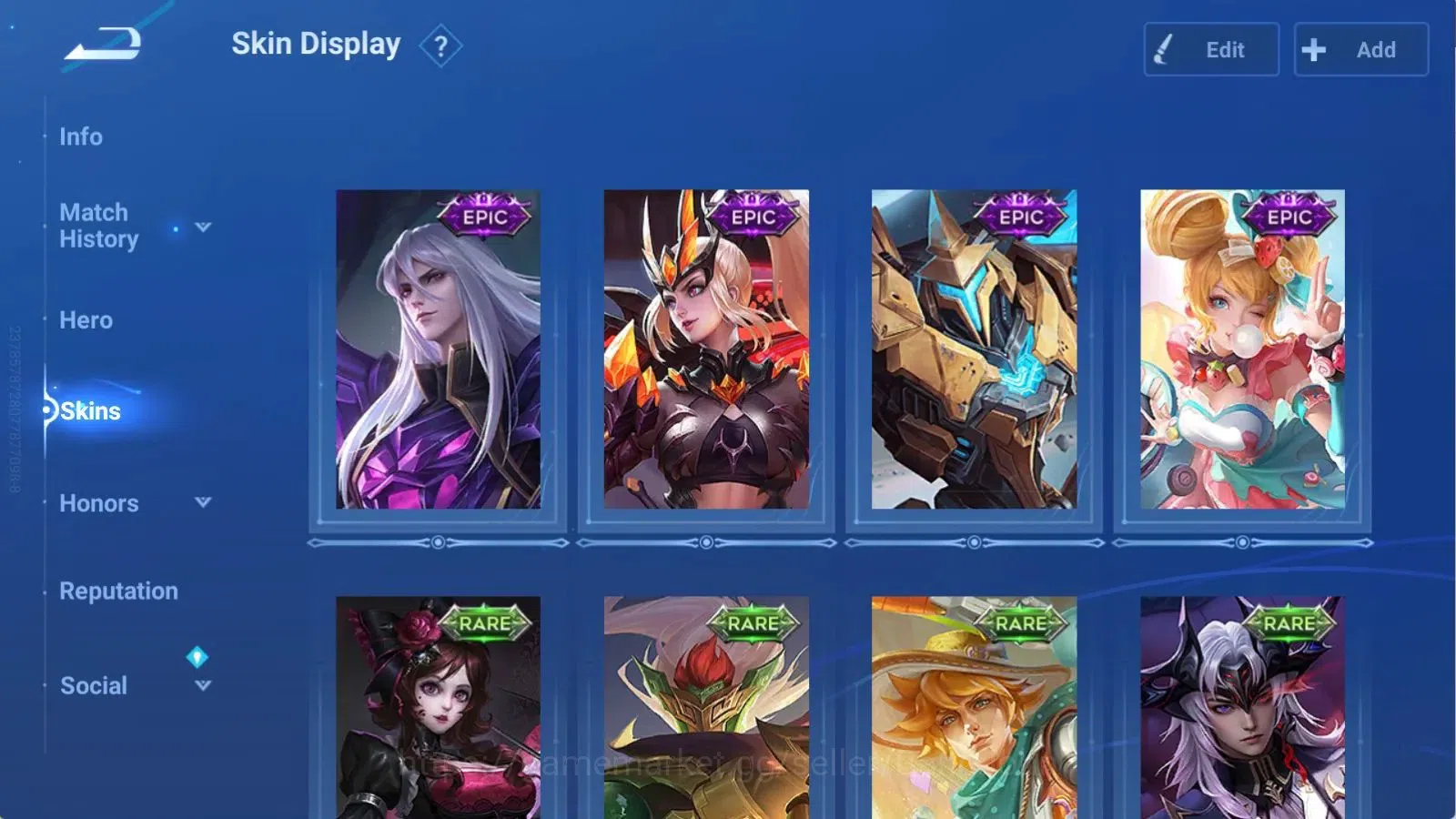 Honor of Kings Accounts Global | 75H 46S | 1 Legend Skin Selection Chest ( image 4