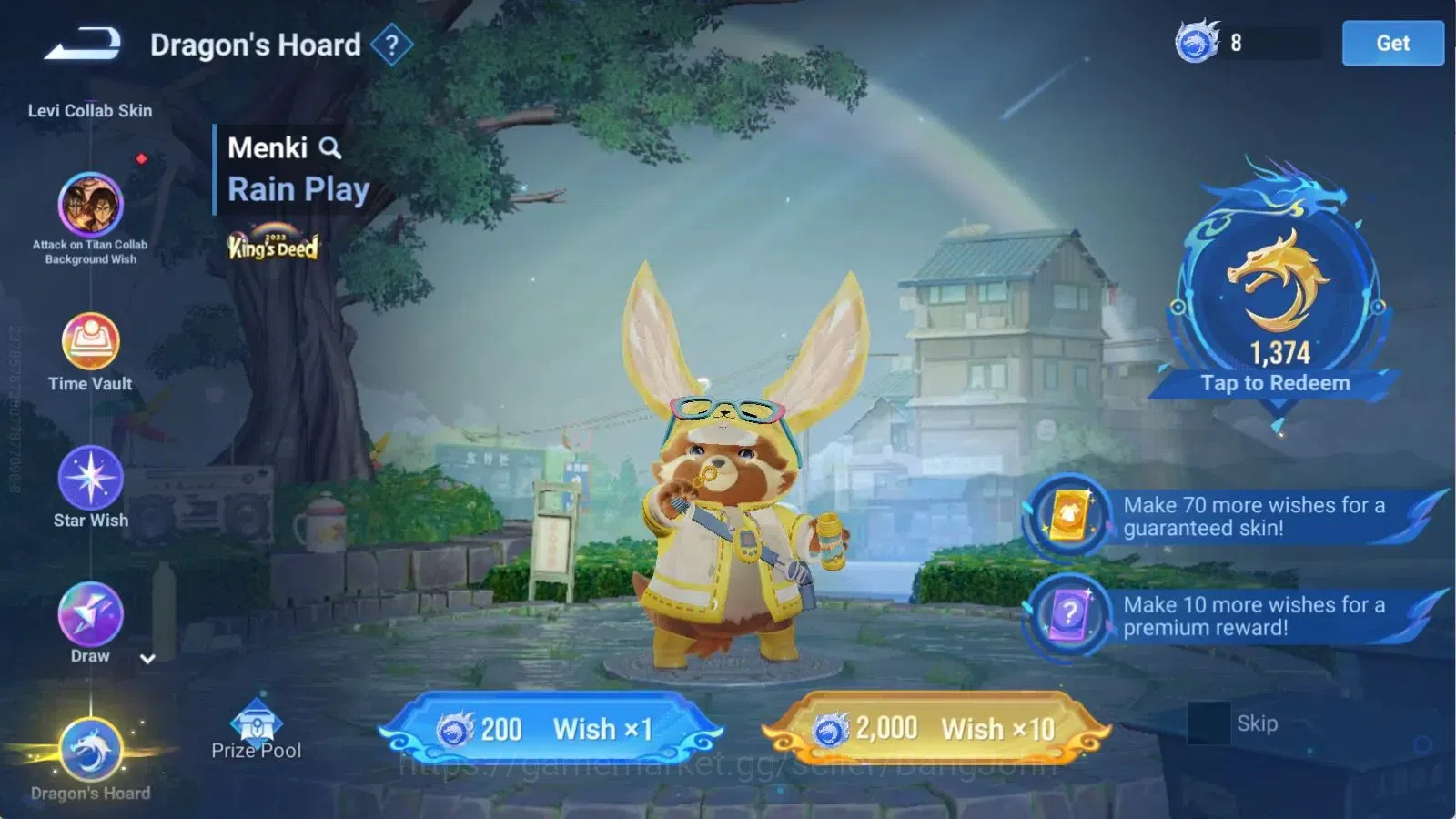 Honor of Kings Accounts Global | 75H 46S | 1 Legend Skin Selection Chest ( image 9