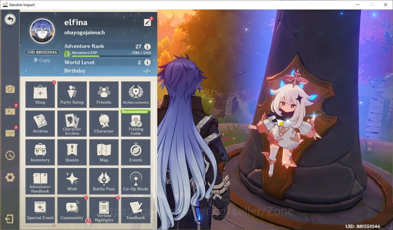 Genshin Impact Accounts Starter ASIA|AR 27|Starter 1 Limited Char (Flins)|Low Exploration|Check SS|TakeMail(GI1339Z) 1