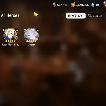 Epic Seven Accounts High-End GLOBAL UnVerif|NewEra| 2 ML (Lisette,Last Rider Krau)+TA Coli,Iseria,Vildred,etc|415MM+4,9K