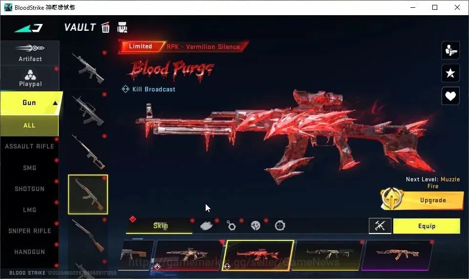 Blood Strike Accounts ASIA|ETERNAL Desert Eagle-Scorpius|ULTRA Melee Kuk image 10
