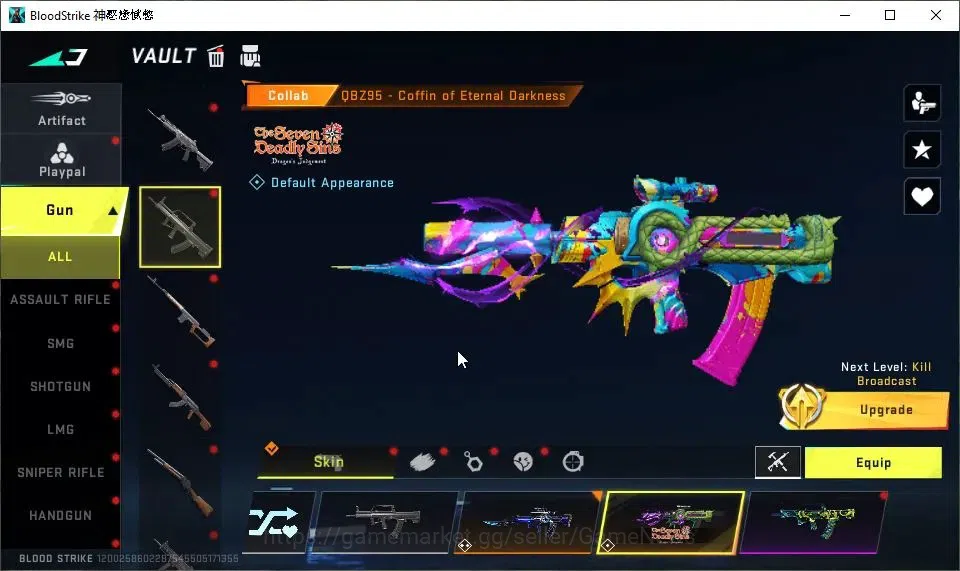 Blood Strike Accounts ASIA|ETERNAL Desert Eagle-Scorpius|ULTRA Melee Kuk image 11