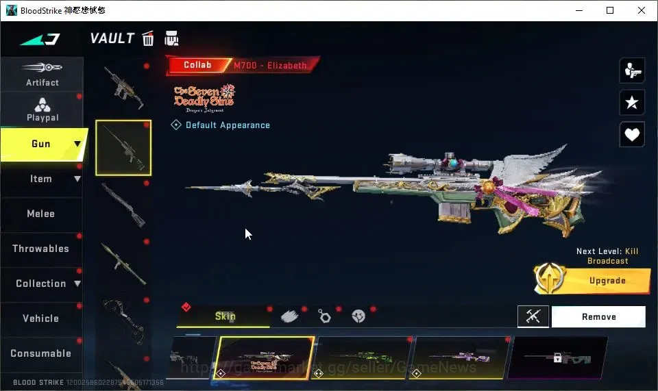 Blood Strike Accounts ASIA|ETERNAL Desert Eagle-Scorpius|ULTRA Melee Kuk image 17