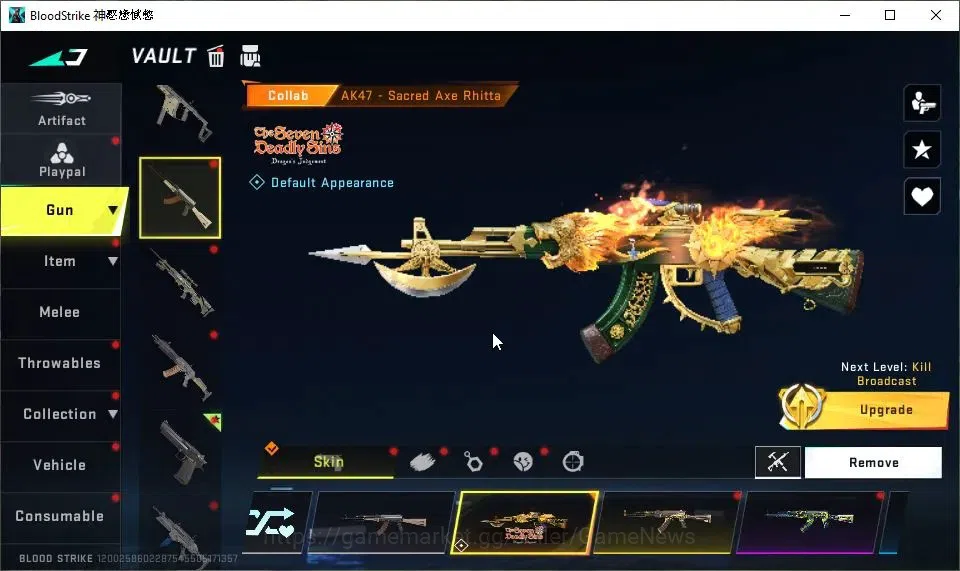 Blood Strike Accounts ASIA|ETERNAL Desert Eagle-Scorpius|ULTRA Melee Kuk image 18