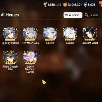 Epic Seven Accounts High-End GLOBAL UnVerif|NewEra| 7 ML (Lisette,NM Luna,Salome,etc)+Estelle,Ivana,Setsuka,Etc|AUTO W|51K