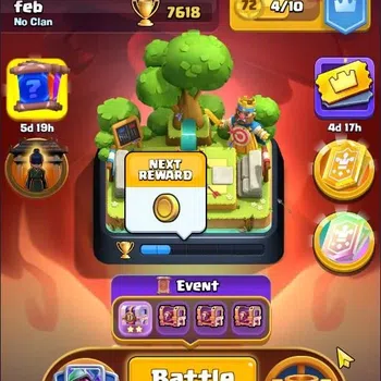 Clash Royale Accounts Others Trophy 7618 | CL 1216 | KTL 13 | 121 Cards |6 Champ| 2 Heroes | 6 Evo | Arena 20 | 761 Gems