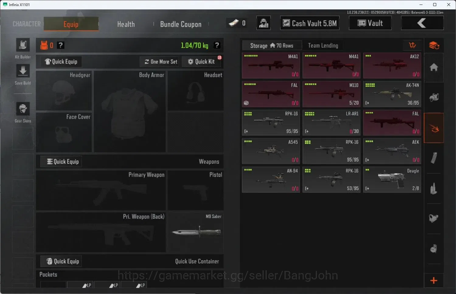 Arena Breakout Accounts High-End Mobile | LV 30 | SV 15.1 M | CV 5.75 M |Maelstrom AUG, QS AKS-74U, GM AK-12, Contour MPX 4