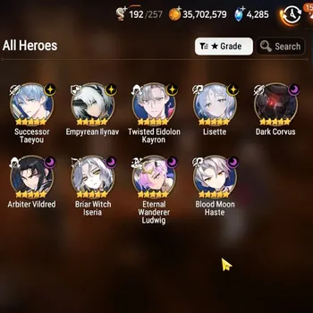 Epic Seven Accounts High-End GLOBAL UnVerif|NewEra|9ML(Lisete,Emp Ilynav,BW Iseria,etc)+Setsuka,ARAM,Landy,Estele,Etc|Abys F