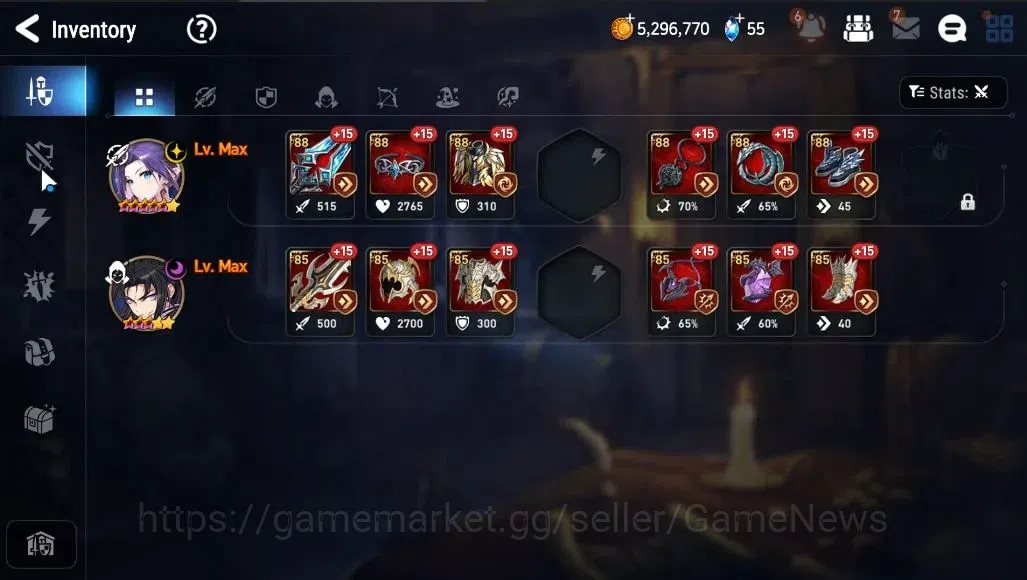 Epic Seven Accounts GLOBAL Unverif|New Era|2 ML (Rhinna&Luciella,F Lid image 14