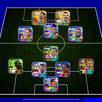eFootball Accounts Legends & Iconic Players EFOOTBALL FULL GOAT | BIGTIME RONALDO,BIGTIME MESSI,BIGTIME P LAHM,K DE