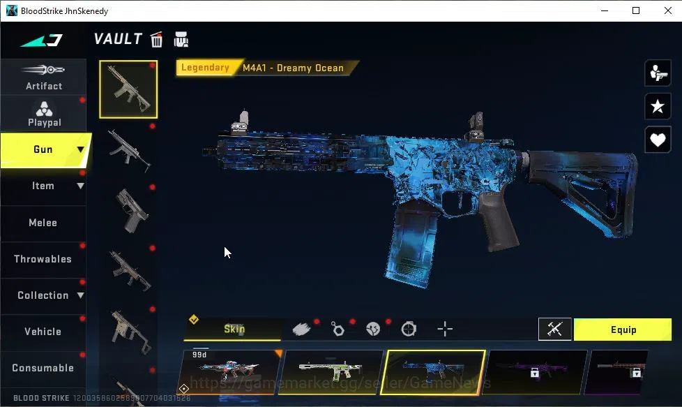 Blood Strike Accounts ASIA|ETERNAL M82-Pumpknight Lv2|ULTRA FAL-Warrior| image 10