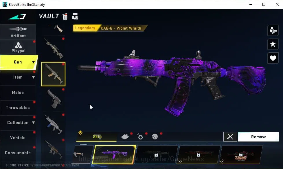 Blood Strike Accounts ASIA|ETERNAL M82-Pumpknight Lv2|ULTRA FAL-Warrior| image 11