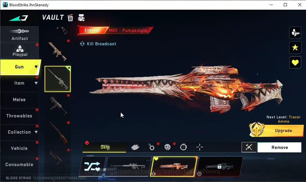 Blood Strike Accounts ASIA|ETERNAL M82-Pumpknight Lv2|ULTRA FAL-Warrior| image 4