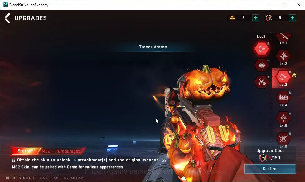 Blood Strike Accounts ASIA|ETERNAL M82-Pumpknight Lv2|ULTRA FAL-Warrior| image 5