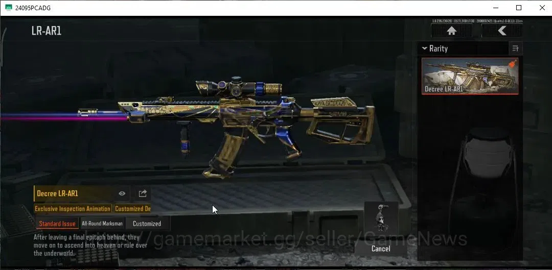 Arena Breakout Accounts MOBILE Lv30|SV 69M|CV 46M|B AEK,Decree LR-AR1,SS A image 7