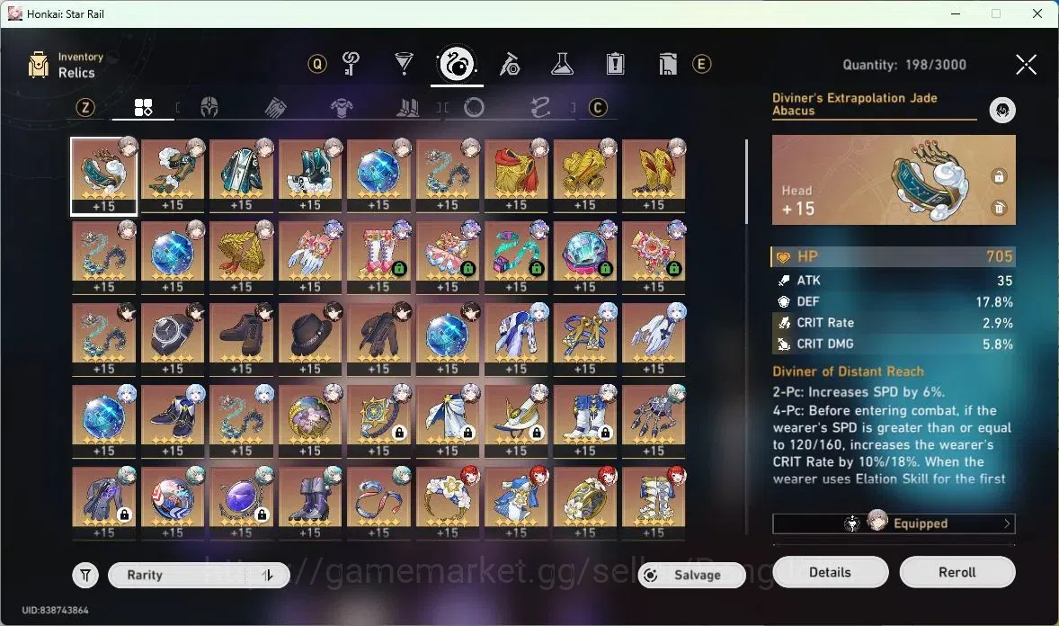 Honkai Star Rail Accounts ASIA | TL 67 | 13 LIMIT | SILVER WOLF | CERYDRA |  image 10