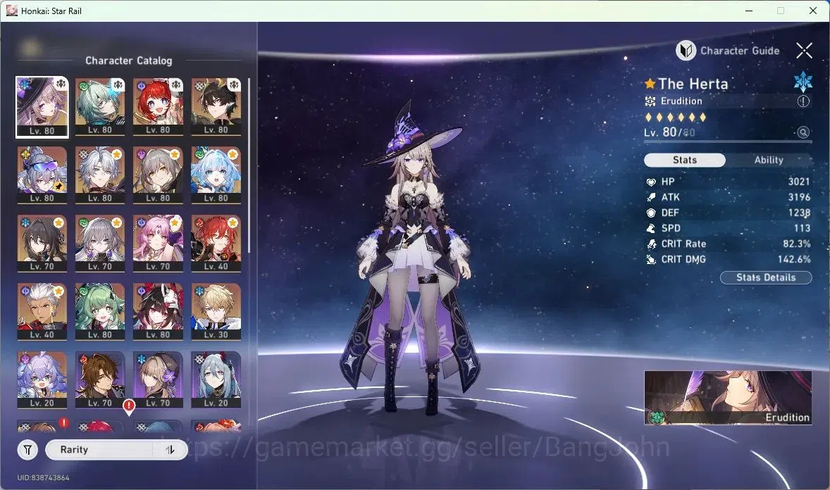 Honkai Star Rail Accounts ASIA | TL 67 | 13 LIMIT | SILVER WOLF | CERYDRA |  image 3