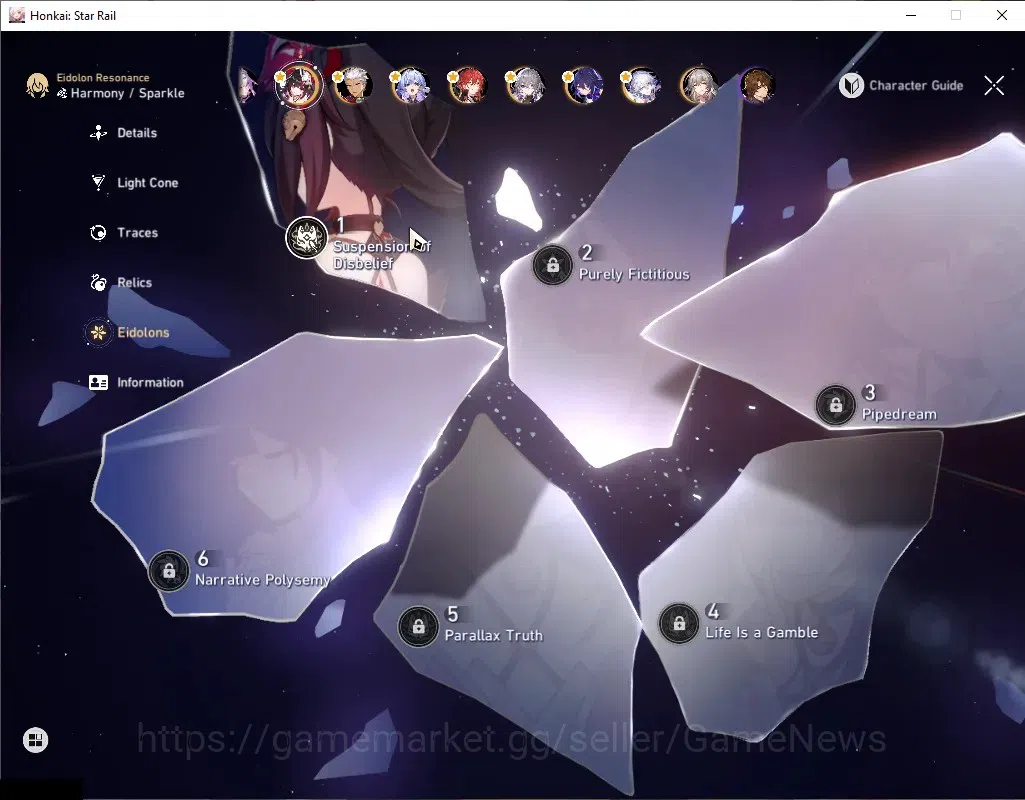 Honkai Star Rail Accounts Others Asia|TL 66|5,9K SJ|14 Limited|(Mortenax Blade,Firefly,Castorice)+Sign,Sparkle 6