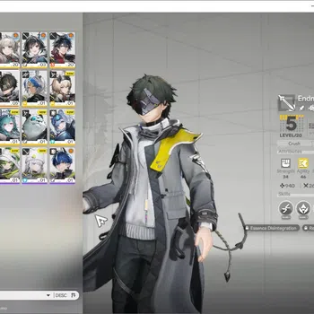 Arknights: Endfield Accounts ASIA|Lv.8|2 SSR (1 Limited) + 3 (*6 Weapon)| Arcane | Ardelia |1 Selector Permit|Male Mc|Log