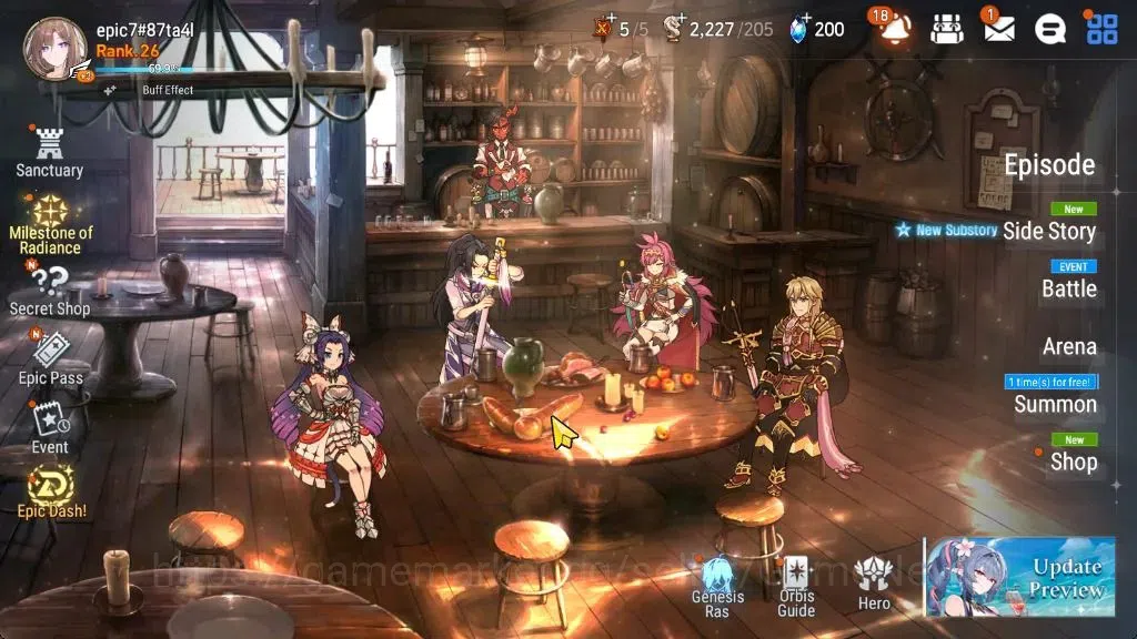 Epic Seven Accounts High-End GLOBAL UnVerif|NewEra|6 ML(Harseti,SN Yulha,L Cermia,etc)+Hecate,Estelle,TA Coli,Etc|850MM+48K 1