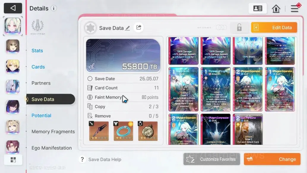 Chaos Zero Nightmare Accounts ASIA|Lv 54|528 Crys|10 SSR[(HeidemarieM3,HugoM1)+S image 15