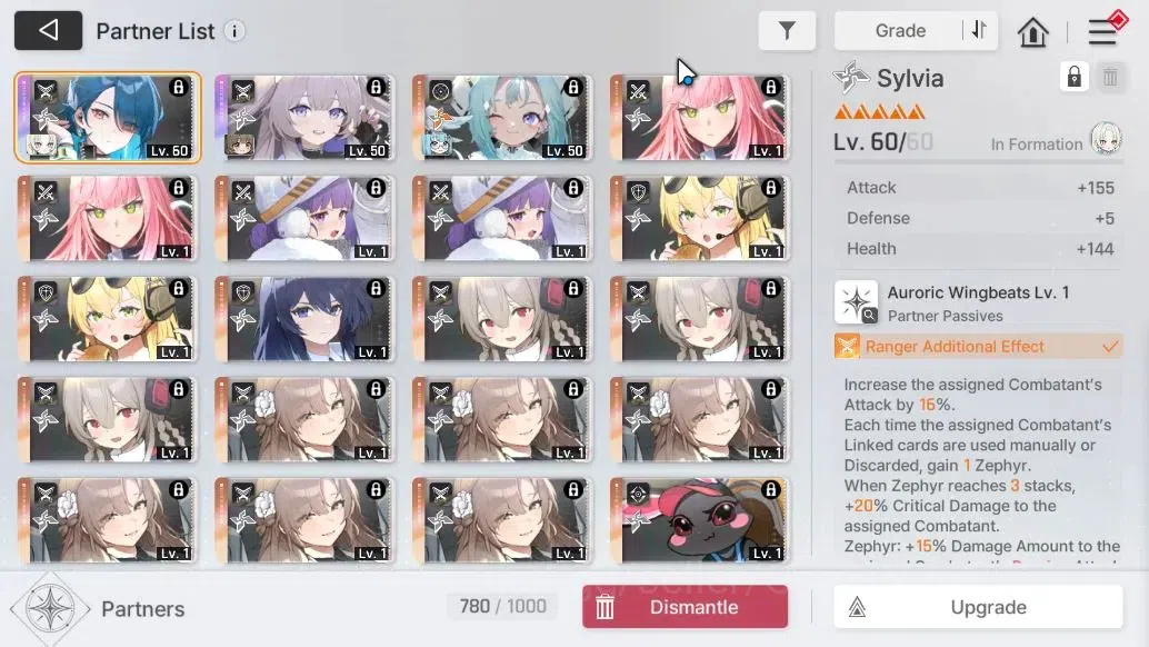 Chaos Zero Nightmare Accounts ASIA|Lv 54|528 Crys|10 SSR[(HeidemarieM3,HugoM1)+S image 7