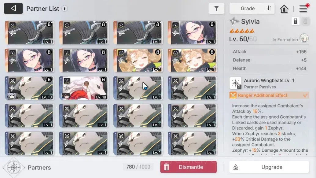 Chaos Zero Nightmare Accounts ASIA|Lv 54|528 Crys|10 SSR[(HeidemarieM3,HugoM1)+S image 8