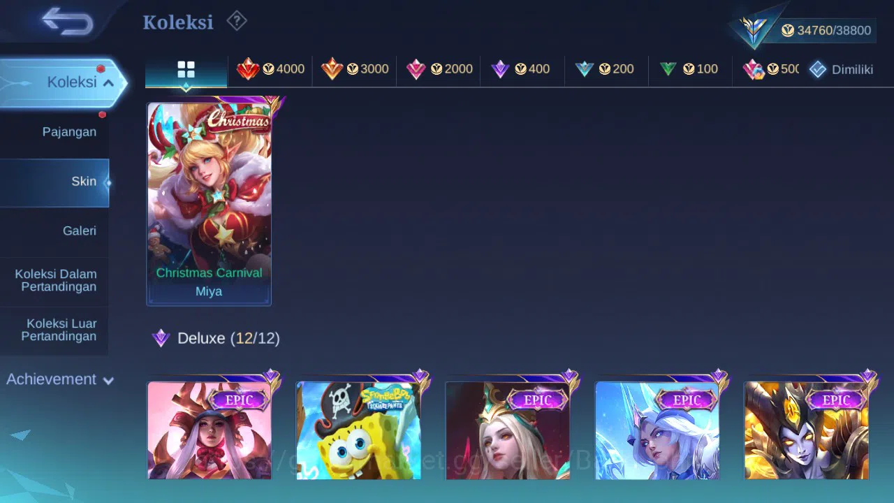 Mobile Legends: Bang Bang Accounts GLOBAL Hero 84 Skin 126 Luckybox Miya | Prime Beat image 2