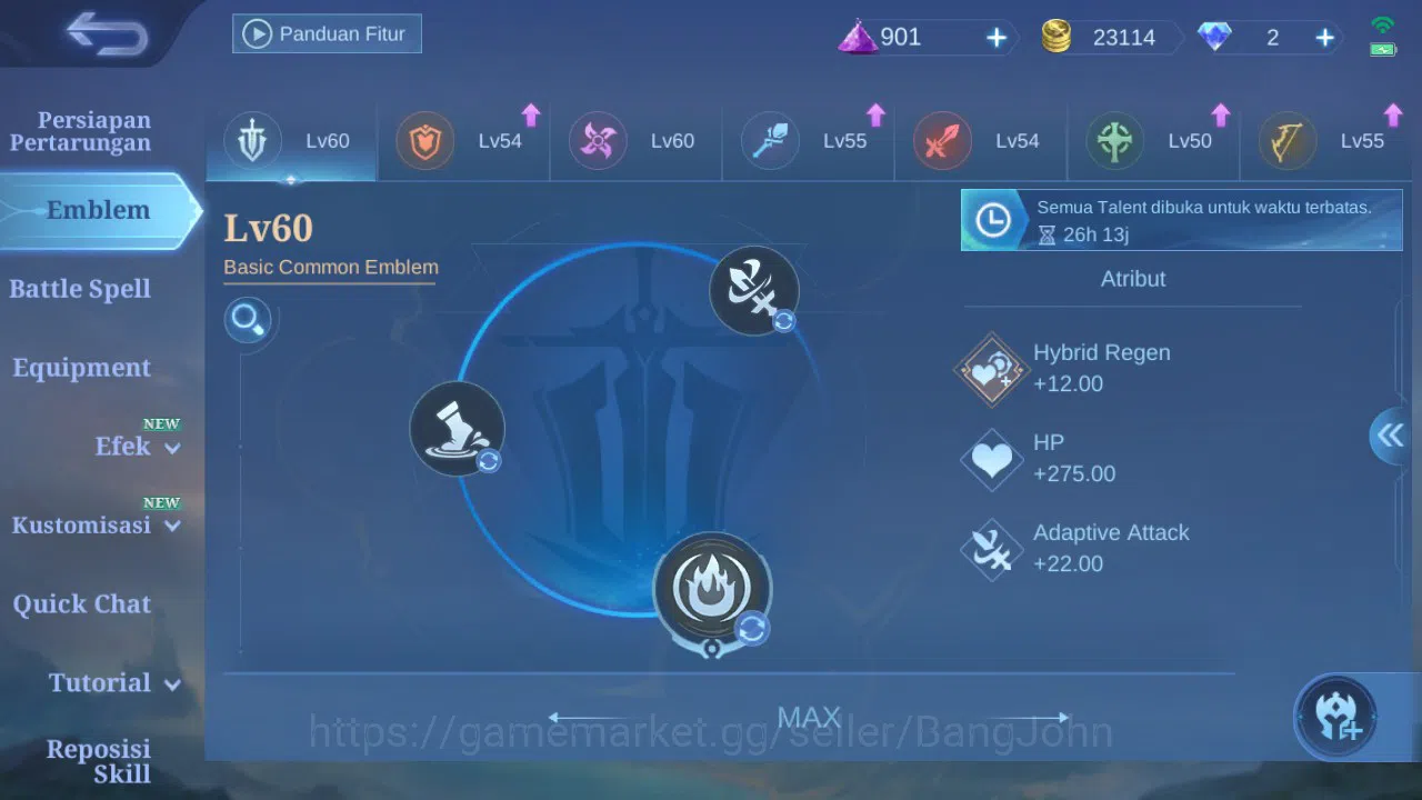 Mobile Legends: Bang Bang Accounts GLOBAL Hero 84 Skin 126 Luckybox Miya | Prime Beat image 9